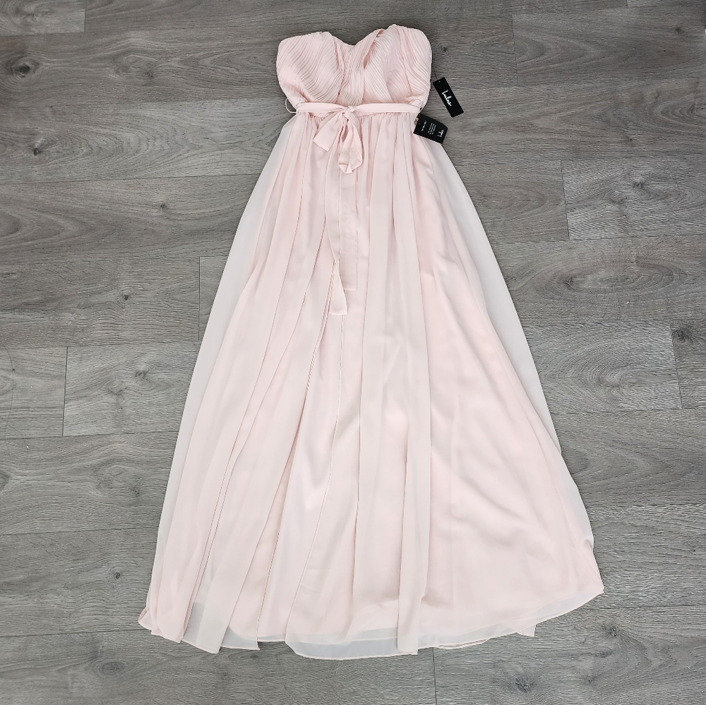 BNWT Lulus Strapless Maxi Dress